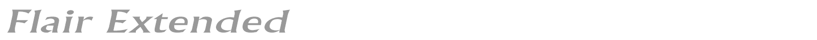 Flair Extended font preview